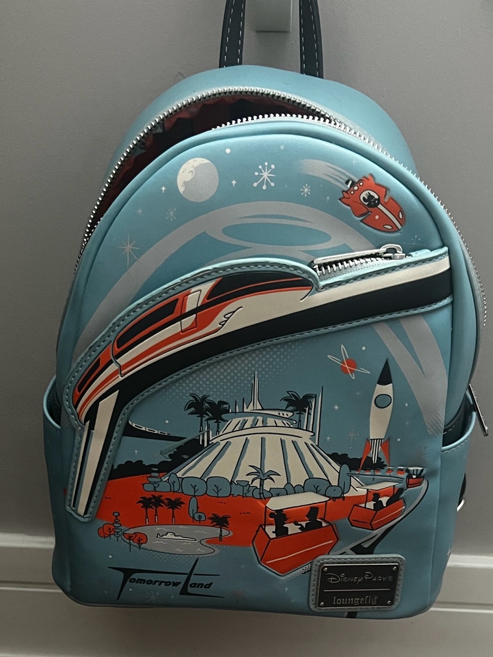 Disney Parks Tomorrowland Loungefly Mini Backpack